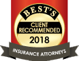 Best's Client Recommended 2018 - Insurance Attorneys