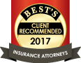 Best's Client Recommended 2017 - Insurance Attorneys
